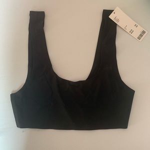 UO Black Seamless Bra Top